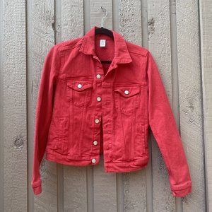 Red Jean Jacket